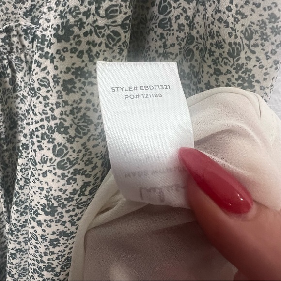 Lulus Wandering Wistfully Cream Floral Print Tiered Maxi Dress Medium - Picture 13 of 13